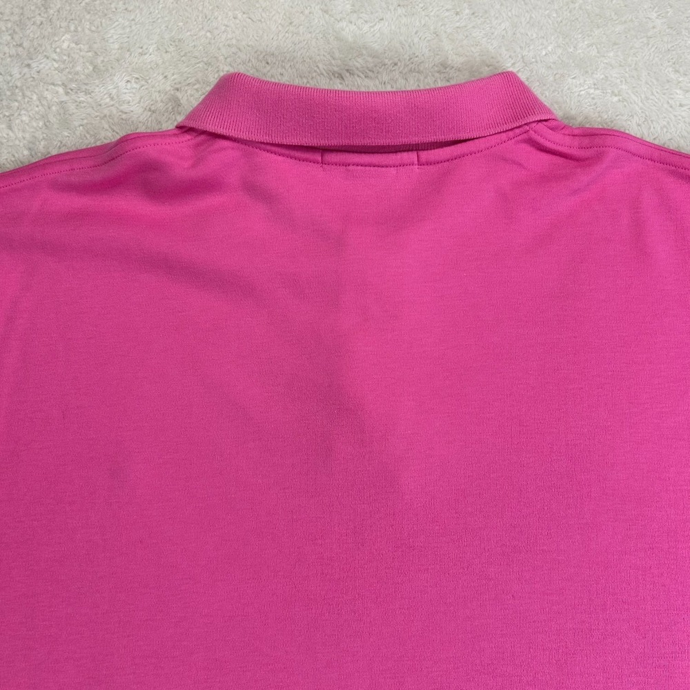 Polo Ralph Lauren Polo Shirt Mens XL Pink Classic Navy Pony Golf Performance - Picture 4 of 8
